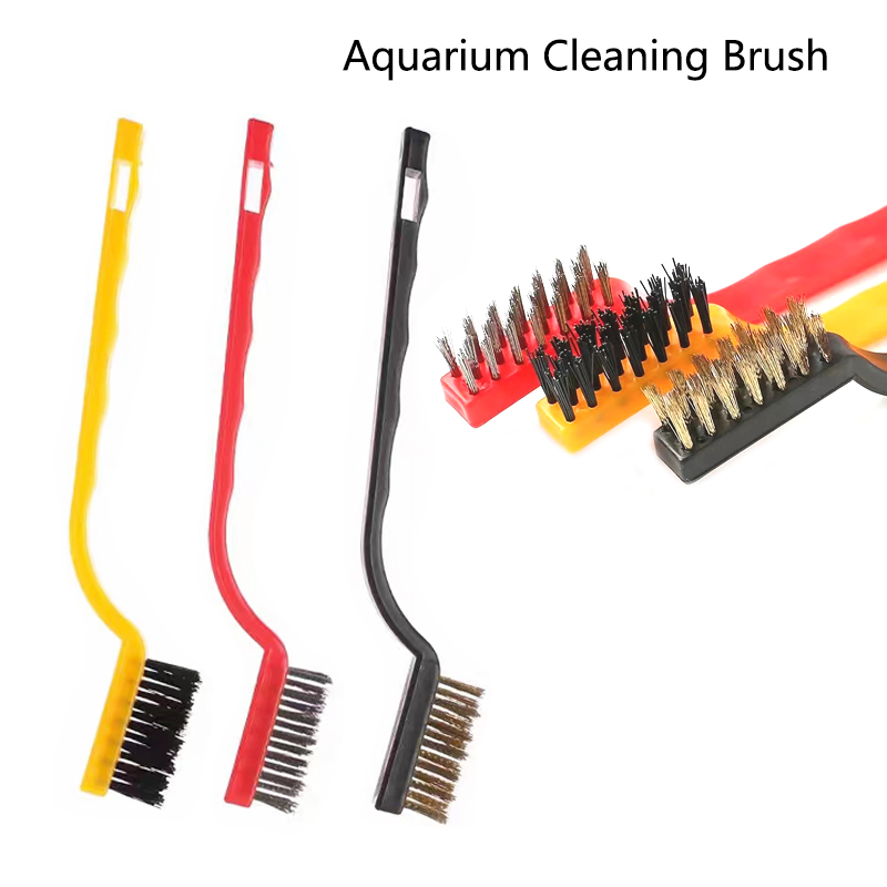 Aquarium Fish Maintenance - Spazzola in filo di acciaio da
