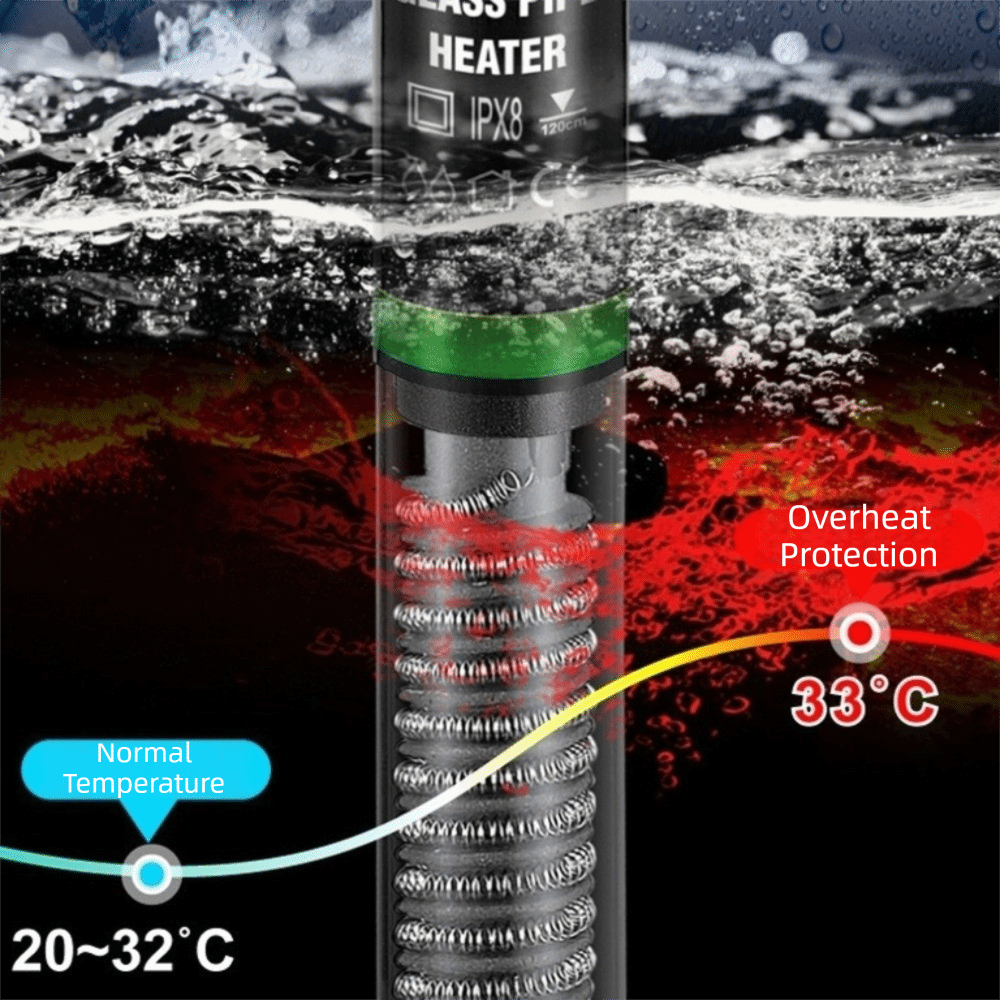 Aquarium Fish Cold Water - Riscaldatore Sommergibile per Acquario 25W-300W con