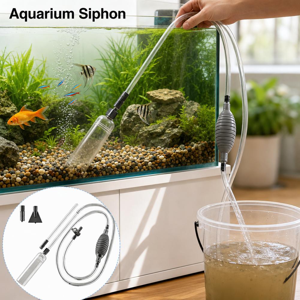 Aquarium Fish Maintenance - Kit Manuale per Cambio Acqua Acquario,