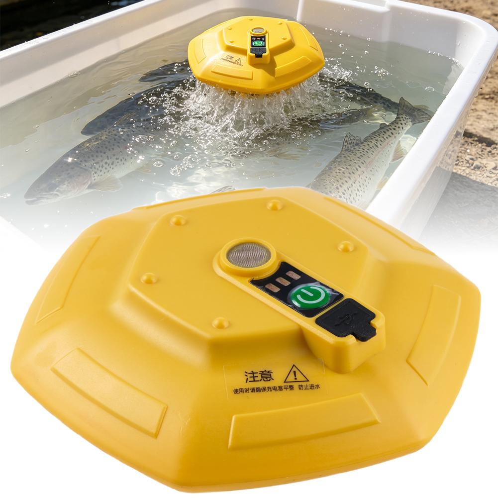 Aquarium Fish Maintenance - Pompa di Ossigeno Ricaricabile Senza Fili