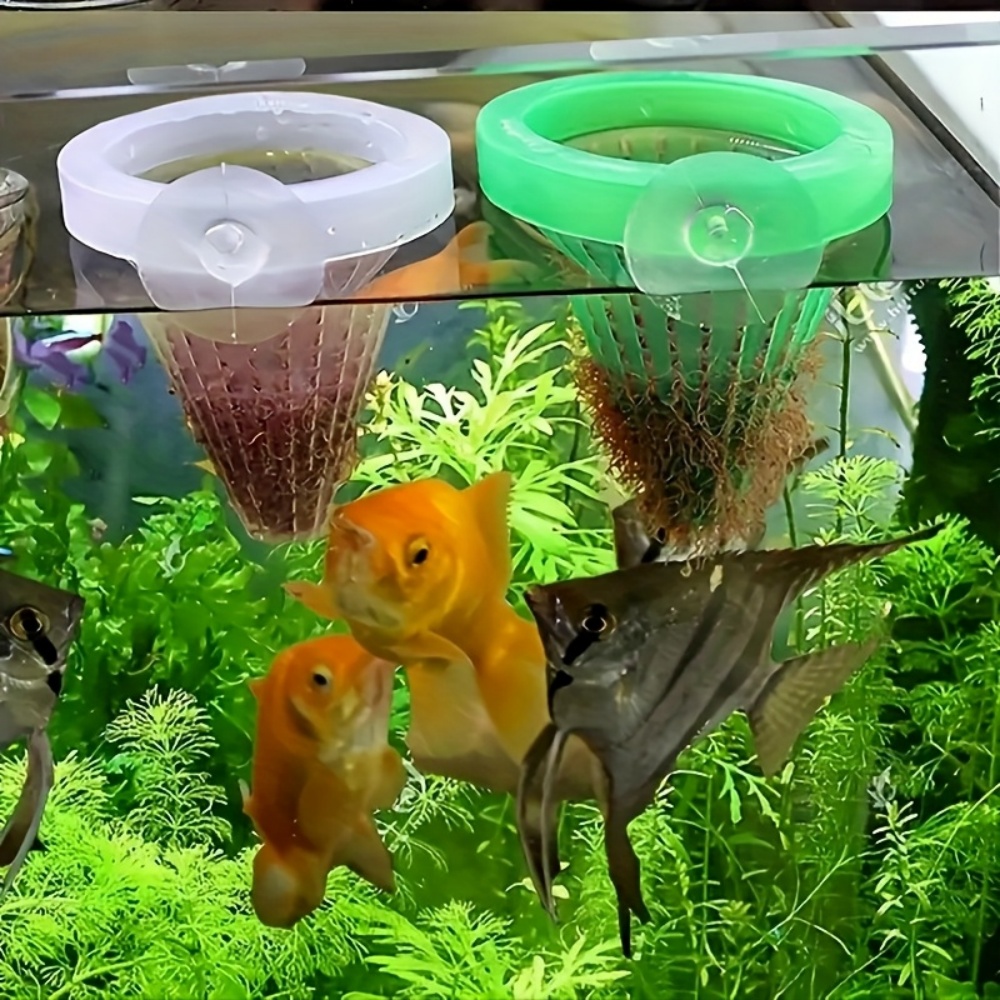 Aquarium Fish Price - 2 Alimentatori a Cestello per Acquario,