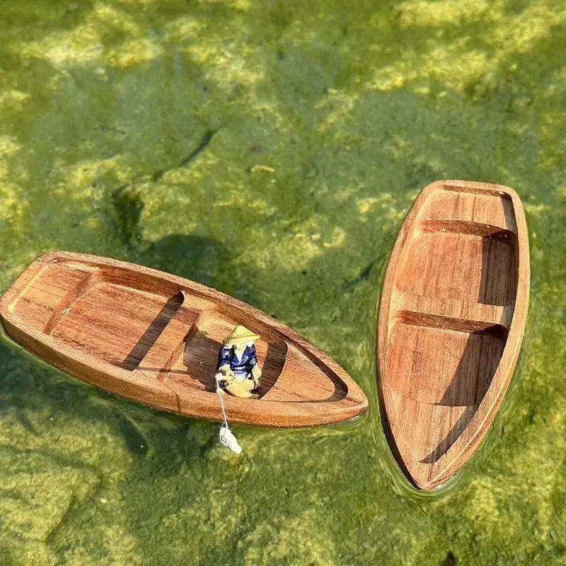 Aquarium Fish Games - Barca in legno fatta a mano