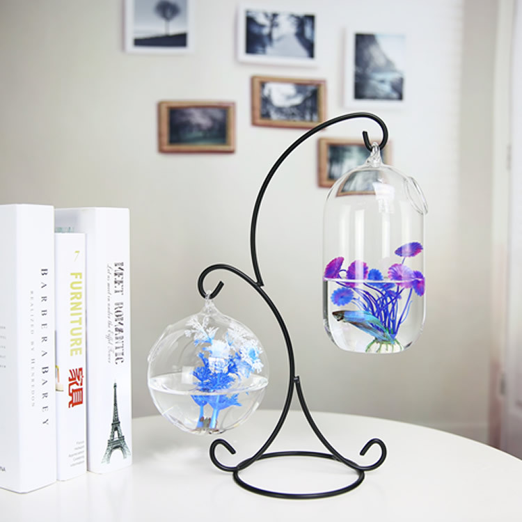 Aquarium Fish In Bowl - Creativo a due piani sospeso trasparente