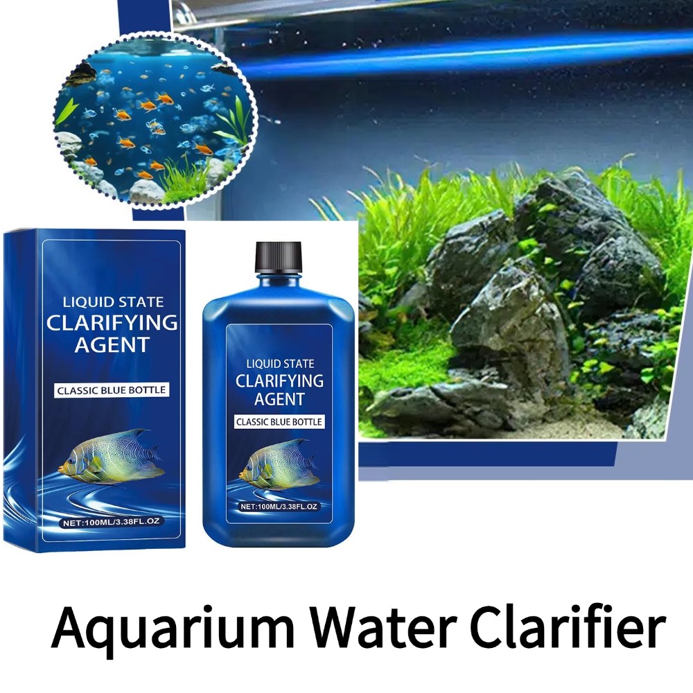Aquarium Fish Maintenance - Chiarificante per Acqua di Acquario 100ml,