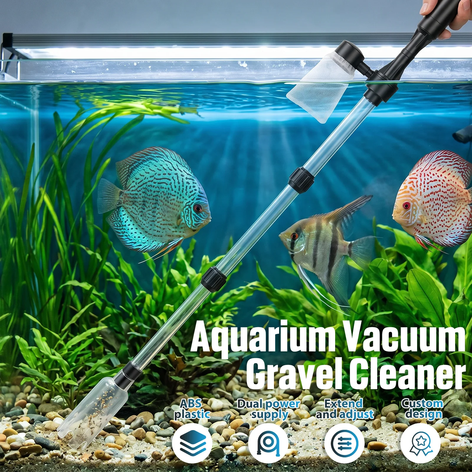 Aspiratore per Acquario 3 in 1 - Aquarium Fish Maintenance recensione e prezzo