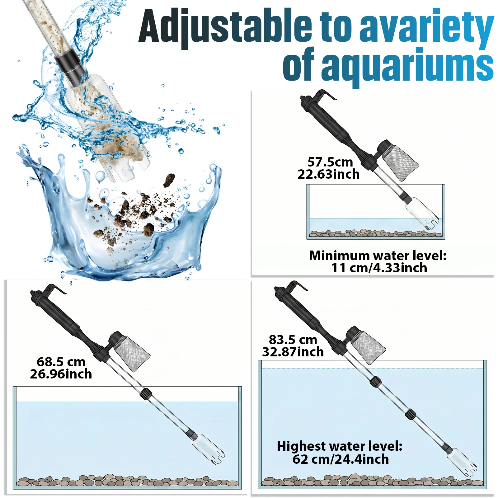Aspiratore per Acquario 3 in 1 - Aquarium Fish Maintenance recensione e prezzo