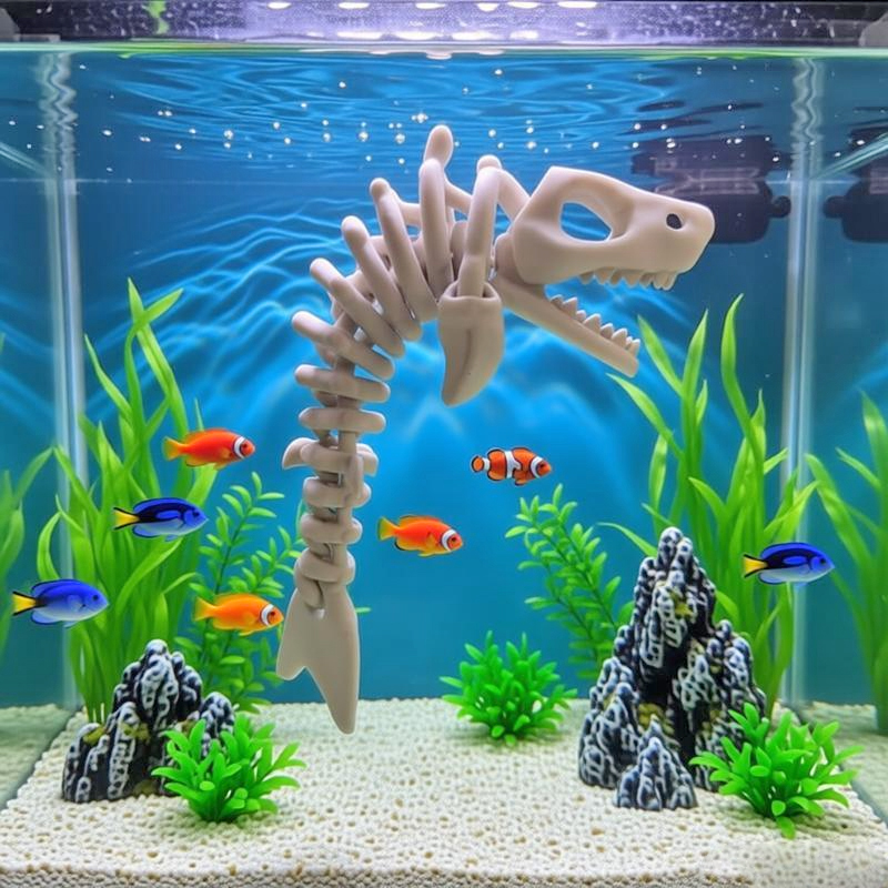 Scheletro di Squalo da 17cm pe - Aquarium Fish Shark recensione e prezzo